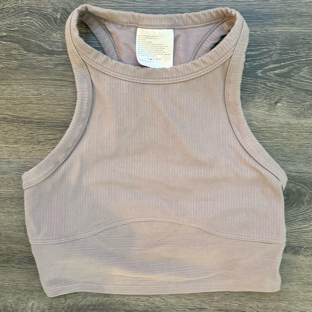 Lululemon Athletica Mauve Crop Top